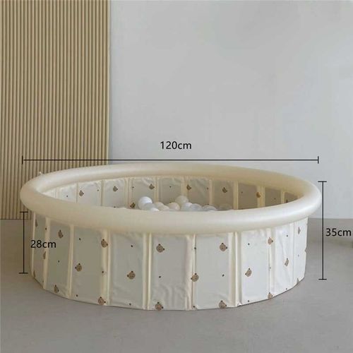 Piscine À Balles Coréenne Pour Enfants,Pataugeoire Gonflable Pliable Portable Pour Bébé,Jeu D'eau Pour Tout-Petits,Centre De Jeu De Jardin - Type 1-L