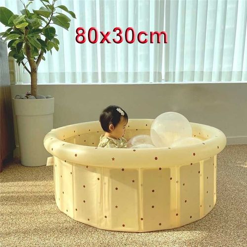 Piscine À Balles Coréenne Pour Enfants,Pataugeoire Gonflable Pliable Portable Pour Bébé,Jeu D'eau Pour Tout-Petits,Centre De Jeu De Jardin - Type 3-S