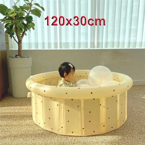 Piscine À Balles Coréenne Pour Enfants,Pataugeoire Gonflable Pliable Portable Pour Bébé,Jeu D'eau Pour Tout-Petits,Centre De Jeu De Jardin - Type 3-L