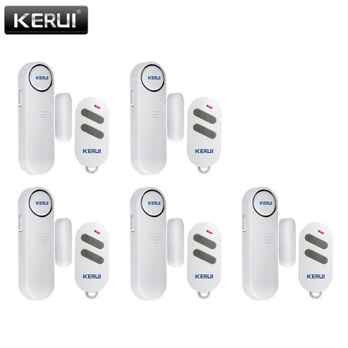 KERUI D121-Capteur magnétique sans fil pour porte et fenêtre,système d'alarme de sécurité domestique,anti-vol,détecteurs de télécommande,120dB,300 pieds - Type Alarm Kit 9