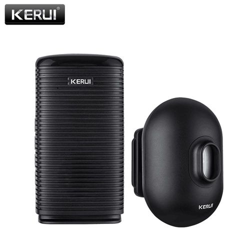 KERUI DW9 alarme de sécurité sans fil pour allée,détecteur de mouvement PIR étanche,pour Garage,bienvenue,système d'alarme anti-cambrioleur,patrouille - Type Driveway Alarm-KIT1