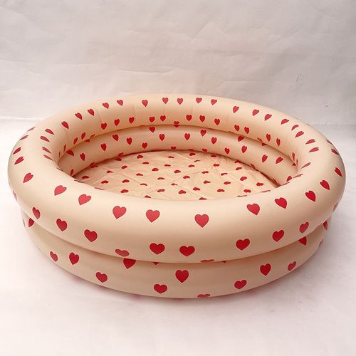 Piscine Gonflable Ronde Rétro Pour Enfants,Jeu Pliable Pour Bébé,Piscine Épaisse Pour La Maison,Piscine À Balles Océanique Pour Garden Party - Type Love 90cm