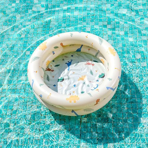 Piscine Gonflable Ronde Rétro Pour Enfants,Jeu Pliable Pour Bébé,Piscine Épaisse Pour La Maison,Piscine À Balles Océanique Pour Garden Party - Type Meter 120cm