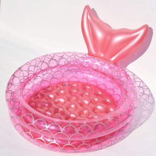 Piscine Sirène Gonflable En Pvc Épaissi,Pataugeoire Pour Bébé,Piscine À Balles Océanique,Piscine De Fête En Plein Air,Adaptée À La Maison,Aux Nourrissons Et Aux Enfants - Type 150cm