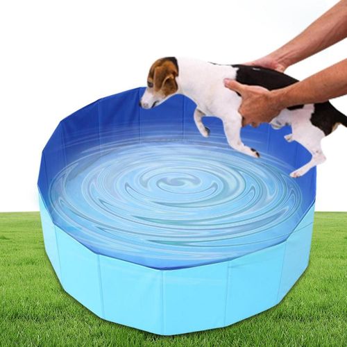 Piscine Pliable Pour Animaux De Compagnie,Baignoire Pour Chiens,Bain Cool D'été,Baignoire De Lavage,Accessoires Pour Animaux De Compagnie,Intérieur Et Extérieur - Type 80x20cm #B
