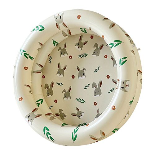 Piscine gonflable coordonnante pour enfants,piscine gonflable ronde en PVC pour jardin extérieur et arrière-cour - Type Rabbit Size 90
