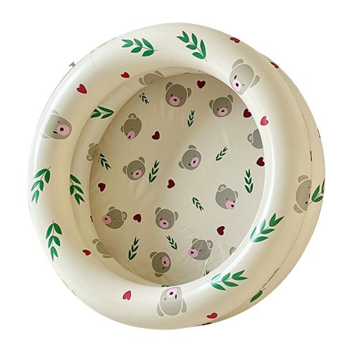 Piscine gonflable coordonnante pour enfants,piscine gonflable ronde en PVC pour jardin extérieur et arrière-cour - Type Bear Size 90