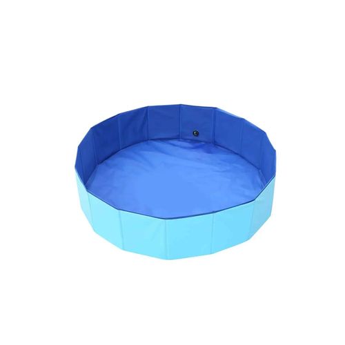 Piscine Mobile Pliante Pour Animaux De Compagnie,Baignoire Pour Animaux De Compagnie En Pvc,Fournitures De Livres,Bassin De Sable Pour Grands Et Petits Chiens Et Chats - Type Tafu-Blue-80x20
