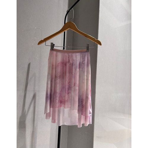 Jupe De Danse De Ballet Pour Femme,Robe De Justaucorps,Jupe Longue,Impression En Filet Doux,Pratique De La Danse Pour Fille,Haute Qualité