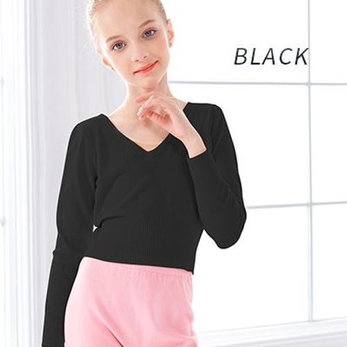 Pull De Ballet Pour Fille,Justaucorps En Acrylique Doux,Manteau À Taille Haute,Cardigan Pour Enfant
