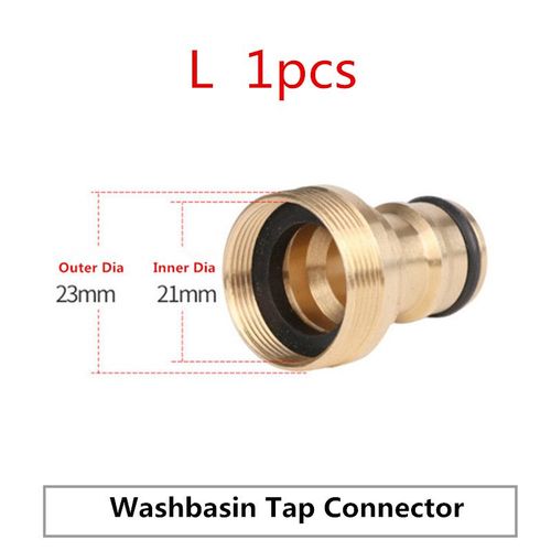Pistolet à eau allergique rapide,robinet en laiton,connecteur ple,raccords de tuyau,outils d'arrosage de jardin,1/2 "",3/4"" - Type L 1pcs