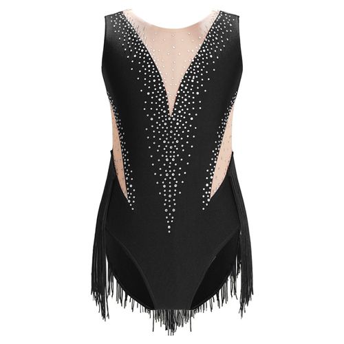 Combinaison De Bug Astique Pour Enfant Fille,Maillot De Bain Pour Ballet,Justaucorps Lyrique,Costume De Patinage,En Maille Transparente,Vêtements De Brev