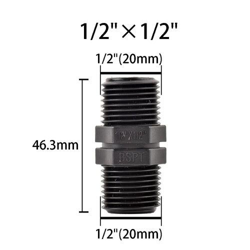 Joint coudé à filetage mâle et femelle en PVC,outil de réparation de connecteur de tuyau d'eau précieuse,chemin égal,Beverer Fish,1/2 "",3/4"",1"" - Type J