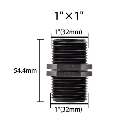 Joint coudé à filetage mâle et femelle en PVC,outil de réparation de connecteur de tuyau d'eau précieuse,chemin égal,Beverer Fish,1/2 "",3/4"",1"" - Type L