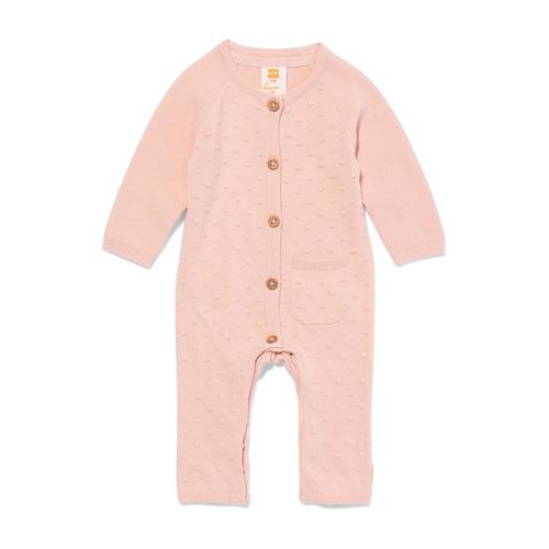 Hema Combinaison Bébé Tricoté Rose Pâle Vieux Rose