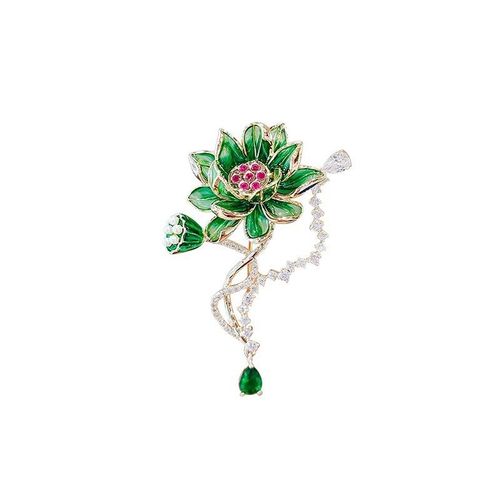 Broche De Costume Qinglian Femme Haut De Gamme Corsage Délicat 2025 Pin - Up Accessoires De Vêtements