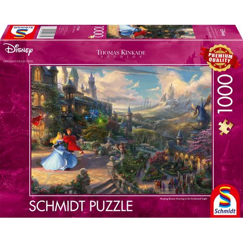 Puzzles Disney, Sleeping Beauty Dancing In The Enchanted Light, 1000 Pcs