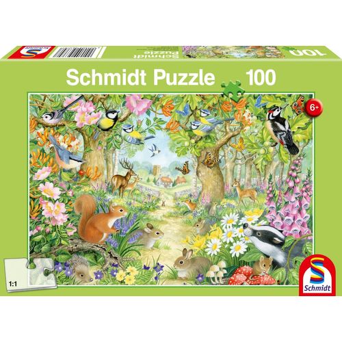 Puzzles Les Animaux De La Forêt, 100 Pcs