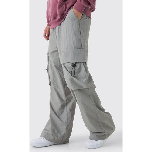 Pantalon Cargo Résistant À L'eau Et À Taille Élastiquée Homme - Gris - Xs, Gris