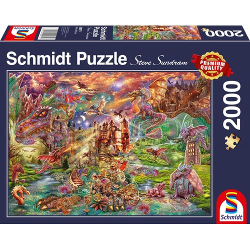 Puzzles Le Trésor Des Dragons, 2000 Pcs