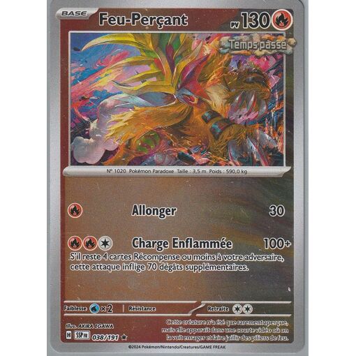 Carte Pokémon Écarlate/Violet : Feu-Perçant - Neuf Scellé Pour Nintendo Switch