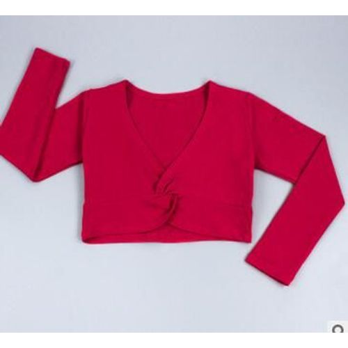 Haut De Danse Du Ventre Pour Enfants,1 Pièce/Lot,Veste De Léotard De Gymnastique De Ballet Pour Filles,Pull À Manches Longues