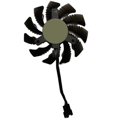 Ventilateur de remplacement de carte graphique P104, 75MM, 4 broches, pour Gigabyte HD 6850 7970 460 GTX560Ti R270X AMD R7 260x