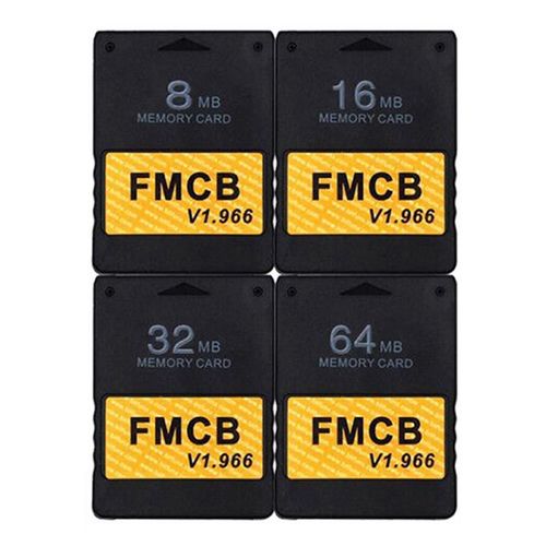 Carte Mémoire Mcboot V1.966, 8 Mo/16 Mo/32 Mo/64 Mo, Adaptateur Réseau, Carte De Stockage Pour Console De Jeu Ps2s Fmcb Version 1.966