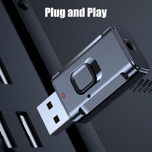 Adaptateur USB sans fil, Dongle dentaire bleu 5.0, transmetteur/récepteur Audio, pour ordinateur portable