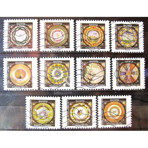 2019. Adh1777;Adh1778;Adh1779;Adh1781;Adh1782;Adh1783;Adh1784;Adh1785;Adh1786;Adh1787;Adh1788: Artisanat - Porcelaine