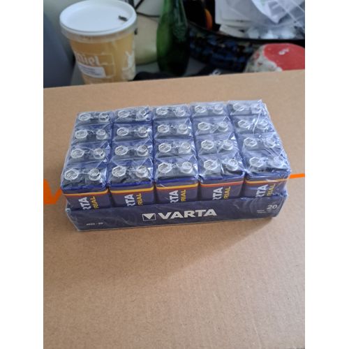 PILES 9V LR61 Pack de 20