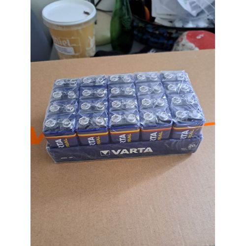 PILES 9V LR61 Pack de 20