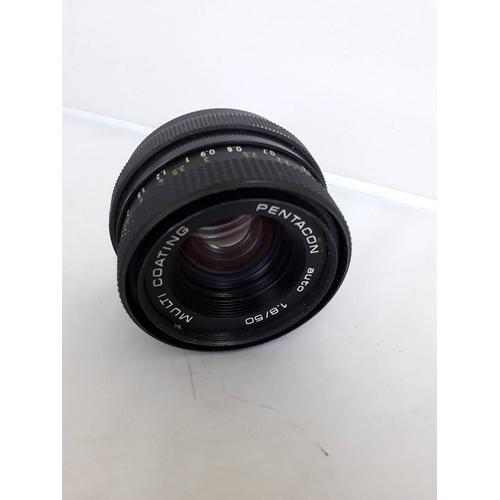 OBJECTIF PENTACON AUTO 50/1.8 multi coated 42 a vis