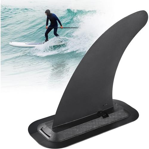 Aileron De Planche De Surf, Sup Aileron Central Amovible, Kayak Fins Pour Longboard Paddle Gonflable Bateau Avec Socle