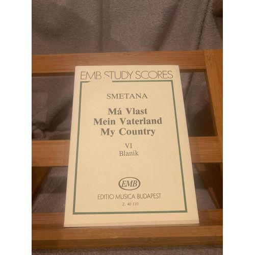 Smetana Ma Vlast Vi Blanik Partition Orchestre Emb Z. 40110