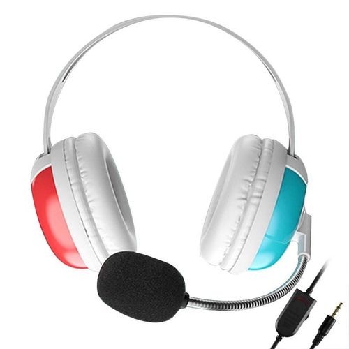 Casque Filaire Avec Microphone Antibruit, Casque Gamer, Basse Profonde, Stéréo, Ps4, Pc, 3.5mm