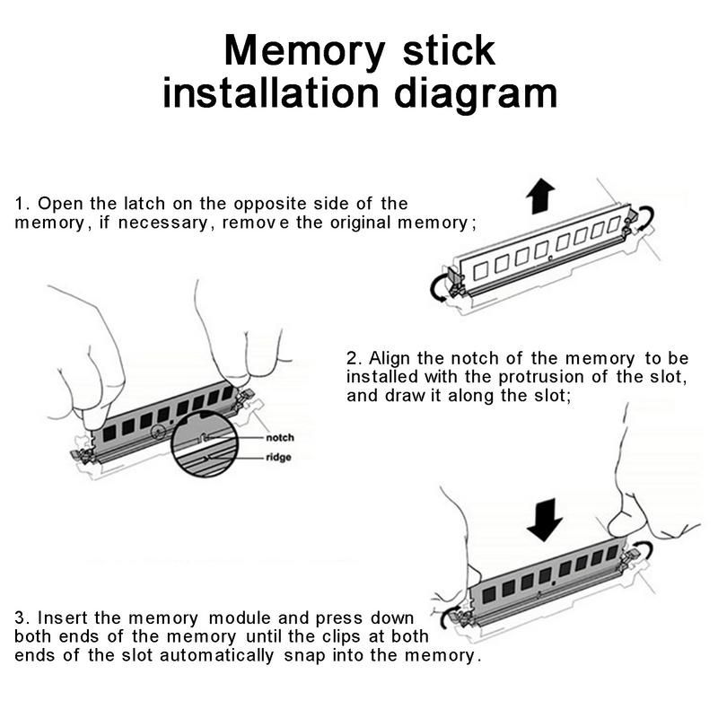 Barrette de Ram DDR3 8 go ou 1600 go pour ordinateur de bure... - 4