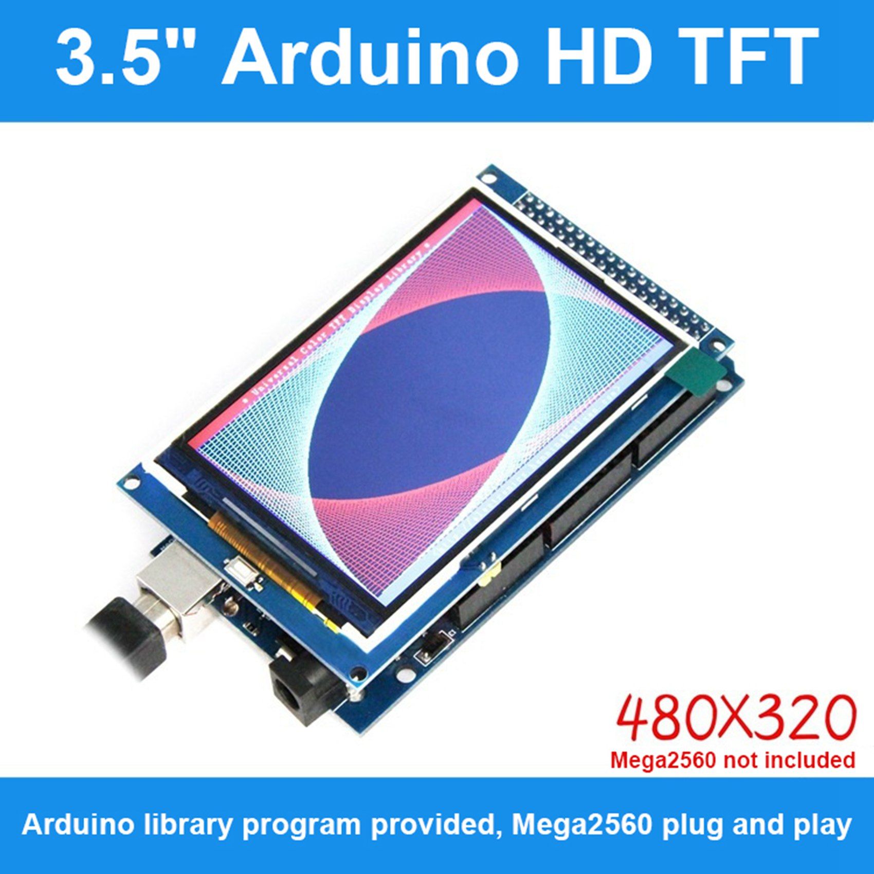 Module d'cran LCD couleur TFT 3.5 pouces, 320X480, Ultra HD... - 2