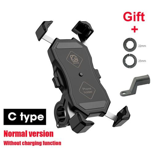 Support De Téléphone Portable Pour Moto, Chargeur Sans Fil 15w, Usb Qc3.0, Charge Rapide, Support Pour Smartphone 360