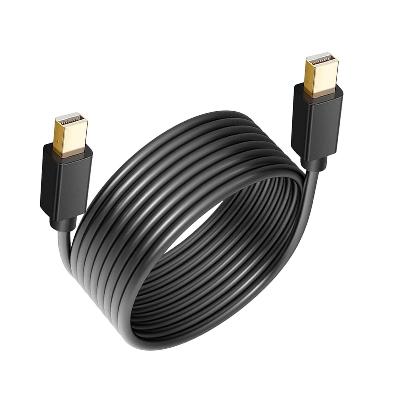 C�ble d'affichage Mini DP vers Mini DP 4K de 1.8 m, blindage... - 3