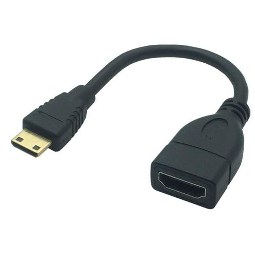 Adaptateur de convertisseur à angle droit à 90 degrés 1080P, Mini HDMI, câble mâle vers femelle, connecteur d'extension M-F