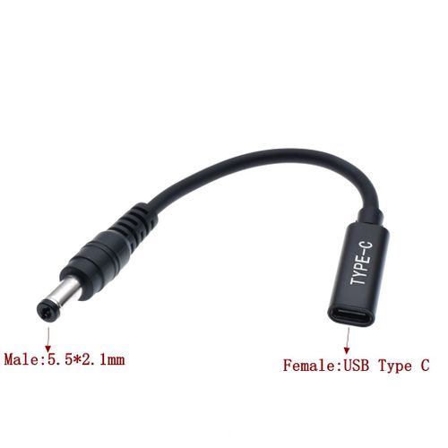 Adaptateur d'alimentation pour ordinateur portable 65W Type C, prise USB Type C vers chargeur universel, câble de chargement pour ordinateurs portables