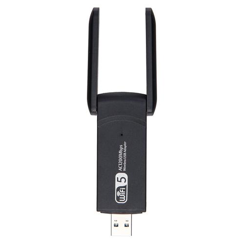 Dongle de carte réseau sans fil wi-fi double bande USB 1200, 3.0 Mbps, adaptateur de transmission à grande vitesse avec antenne