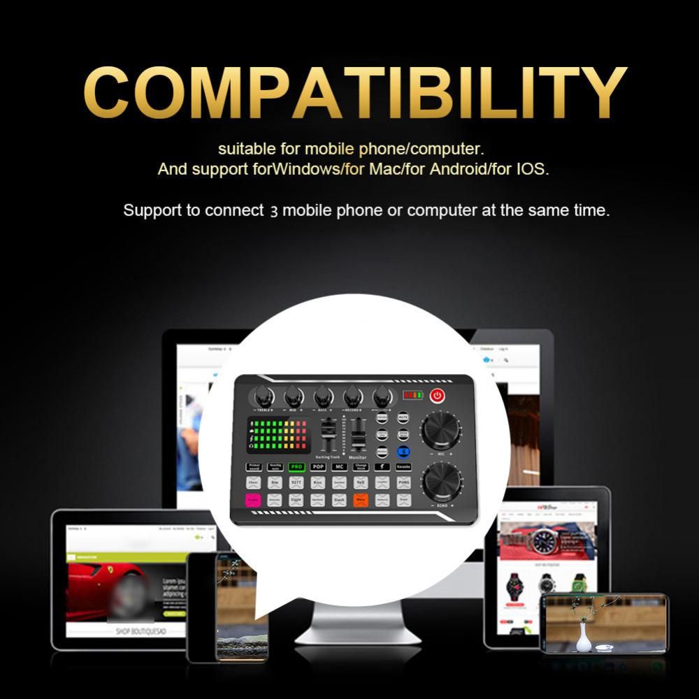 Amplificateur de Console de Diffusion en Direct USB, Audio S... - 3