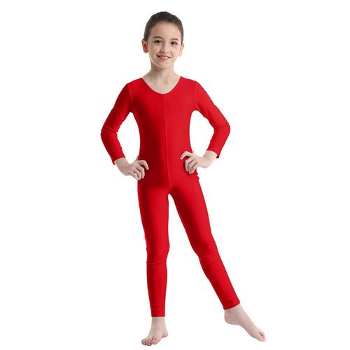 Tiaobug-Costume De Danse À Manches Longues Pour Enfants,Justaucorps Aqleotard,Costume De Batterie De Sport,Performance Sur Scène,Enfants,Filles