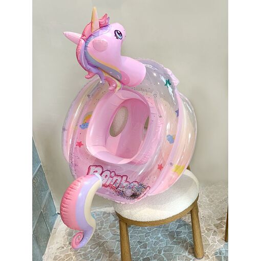 Anneau de Natation Gonflable Licorne HANBING pour Enfants, Bouée de