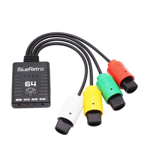 Adaptateur De Contrôleur De Jeu Sans Fil Bluetooth, Pour Console Nintendo 64 N64, Supporte Jusqu'à Quatre Manettes