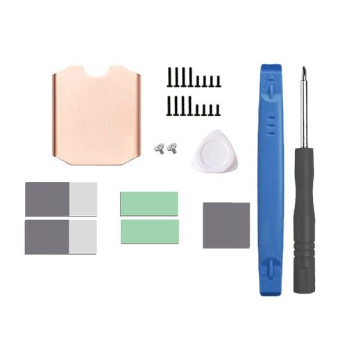 Refroidisseur Ssd En Cuivre Avec Coussin Thermique En Silicone, Accessoires Pour Console De Jeu, Pour Steam Deck M.2 2230