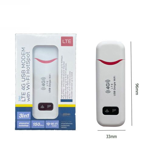 Dongle USB sans fil 4G LTE pour voiture, bureau, maison, Modem, 150Mbps, carte Sim, Mini routeur Mobile à large bande