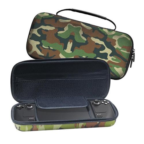 Sac De Rangement De Camouflage, Mallette De Transport Portable, Pochette De Protection À Fermeture Éclair Pour Console De Jeu Steam Deck